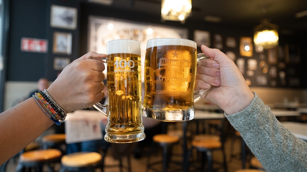 100 montaditos restalia cerveza