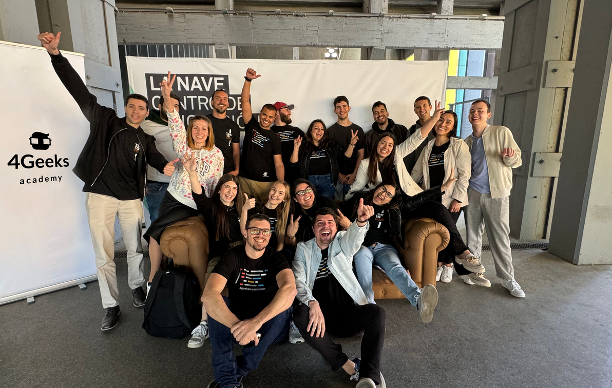 Parte del equipo de 4Geeks Academy España