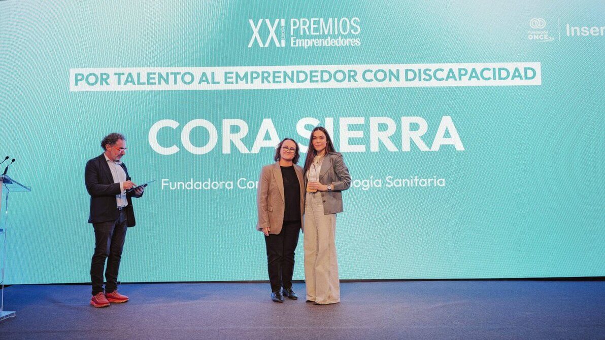 Cora Sierra obtiene el premio Por Talento al Emprendedor con Discapacidad