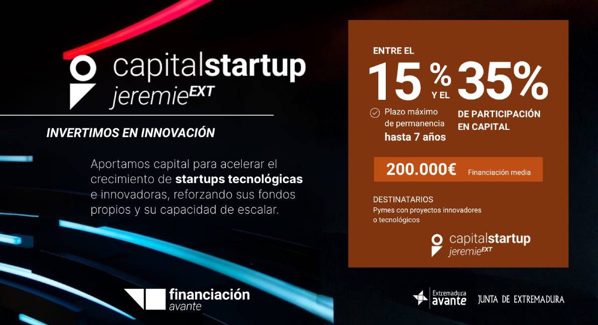 Jeremie Capital Startup Junta de Extremadura