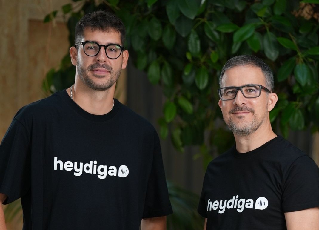 David Zafra y Sergio Espeja, fundadores de HeyDiga, una de las startups que han recibido financiación en la avalancha de inversión del tramo final del año