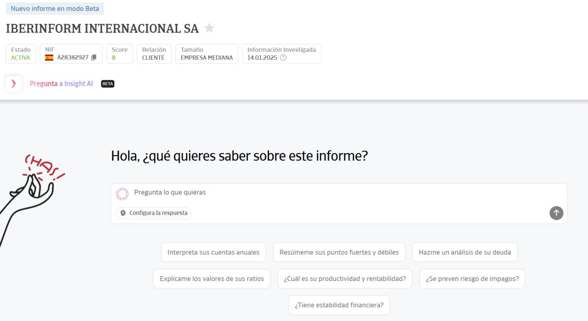 La inteligencia artificial llega a Insight View y convierte el informe comercial en un intérprete financiero
