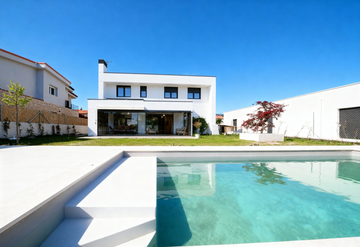 la casa de hormigón