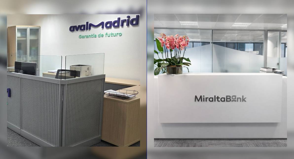 Oficinas de Avalmadrid y Miraltabank