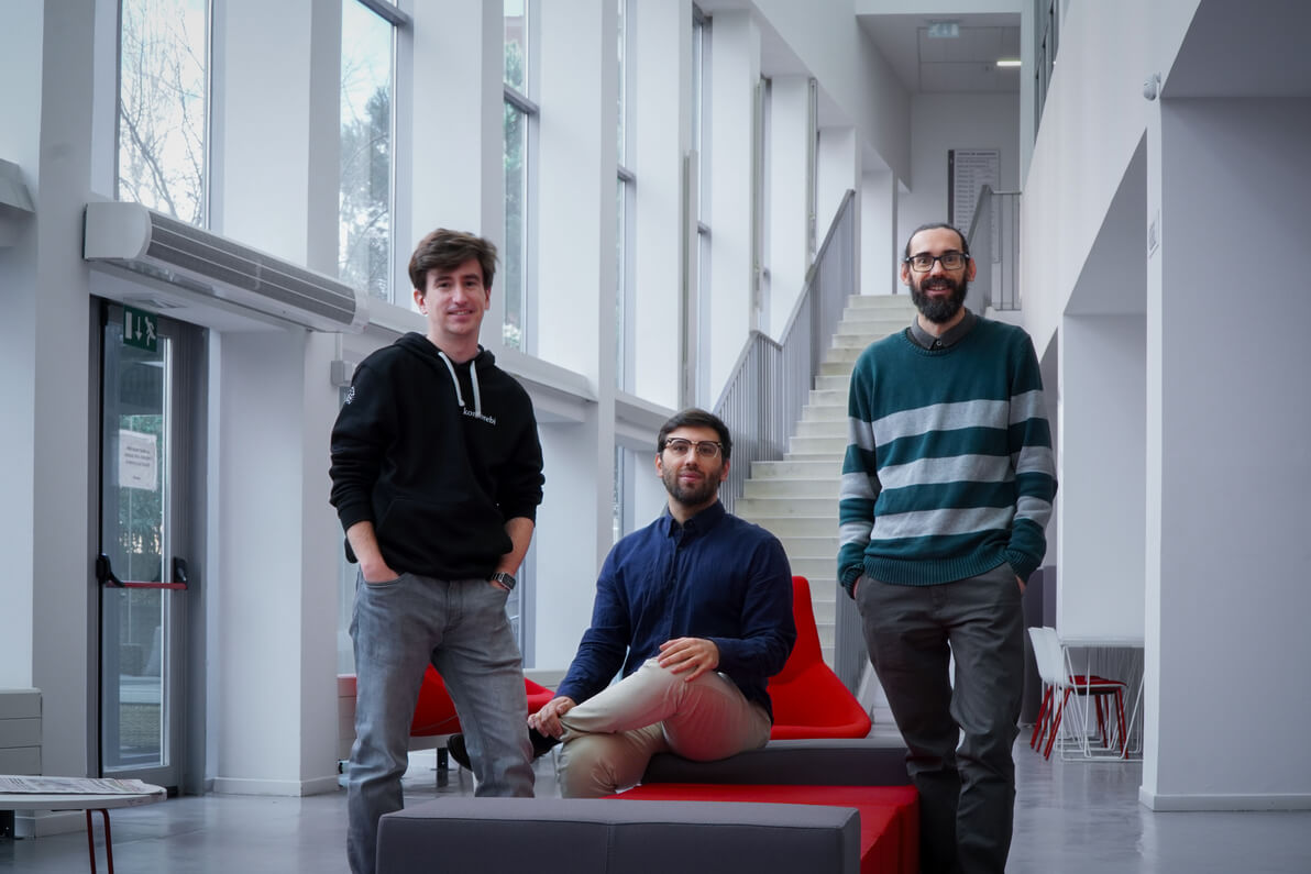 Víctor Gallego, David Gordo y Alberto Torres Barrán, fundadores de Komorebi AI.
