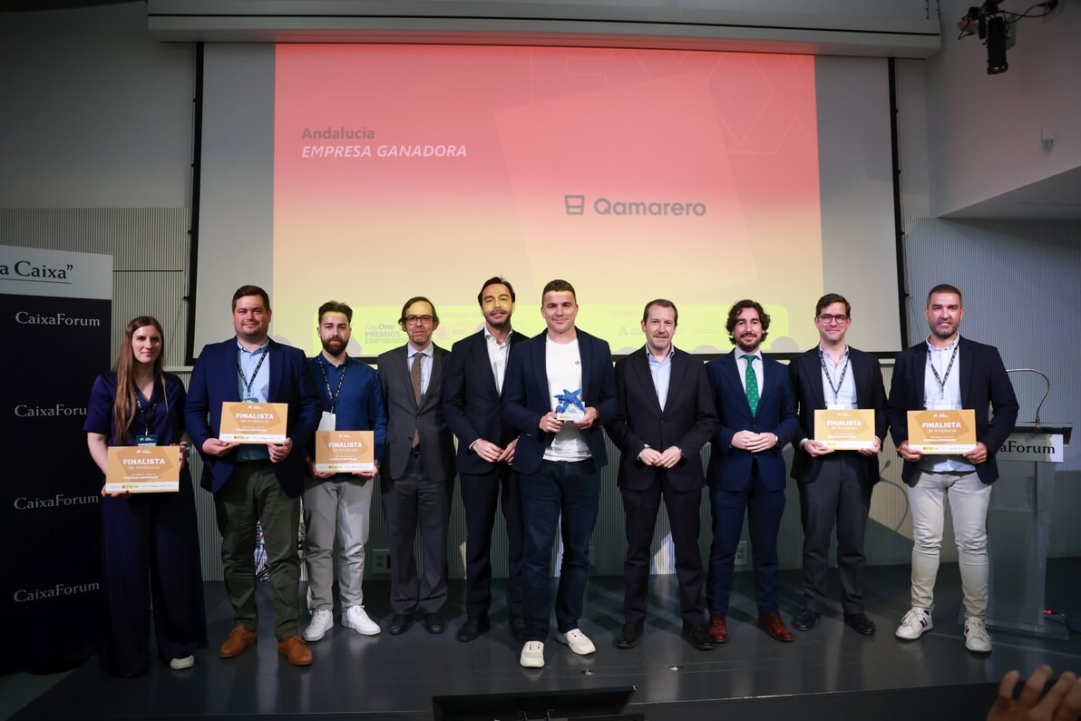 Qamarero gana los Premios EmprendeXXI como la startup con mayor potencial de Andalucía