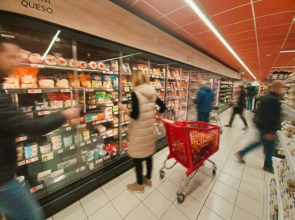 Interior de un supermercado Eroski [Eroski]