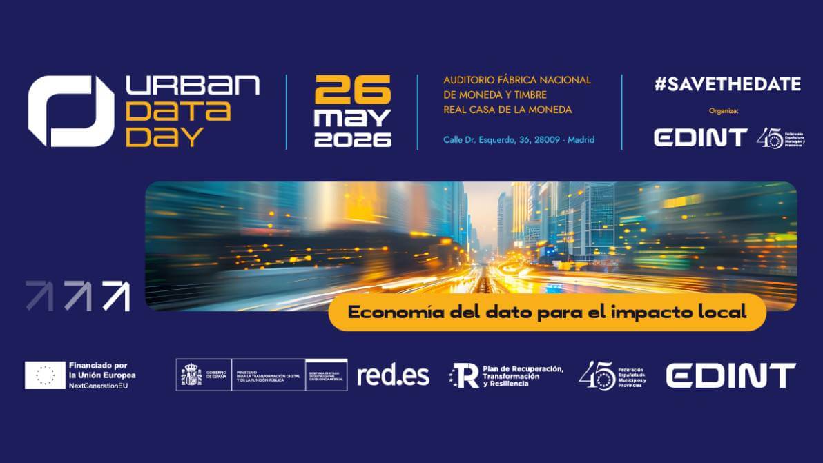 Llega el Urban Data Day #UDD2026: punto de encuentro nacional sobre inteligencia territorial y economía del dato