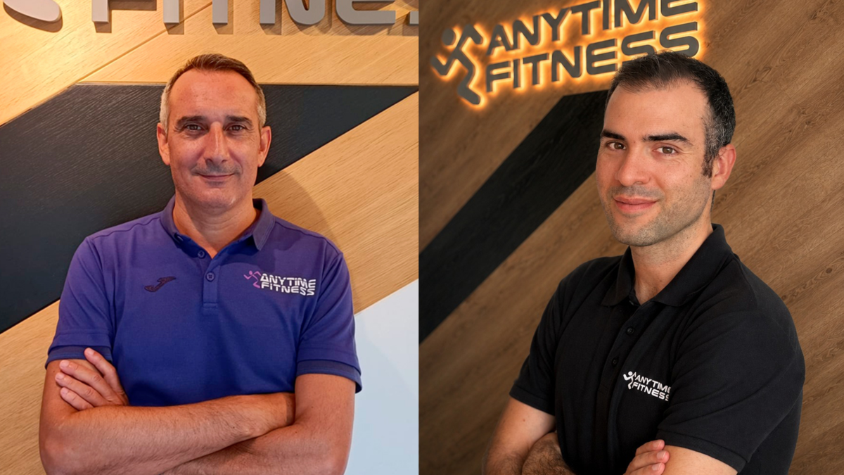 Enrique Iranzo y Héctor Robledo, directivos de Anytime Fitness Iberia