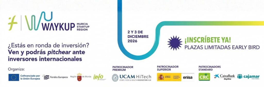 Cartel convocatoria al WaykUp Forum Murcia