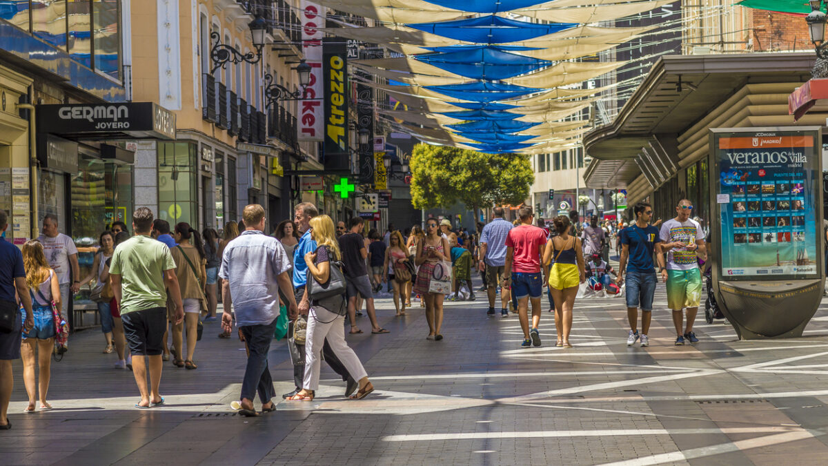 Calle Preciados de Madrid