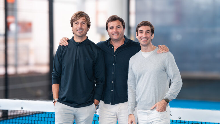 Pablo Carro, Felix Ruiz y Pedro Claveria, fundadores de Playtomic