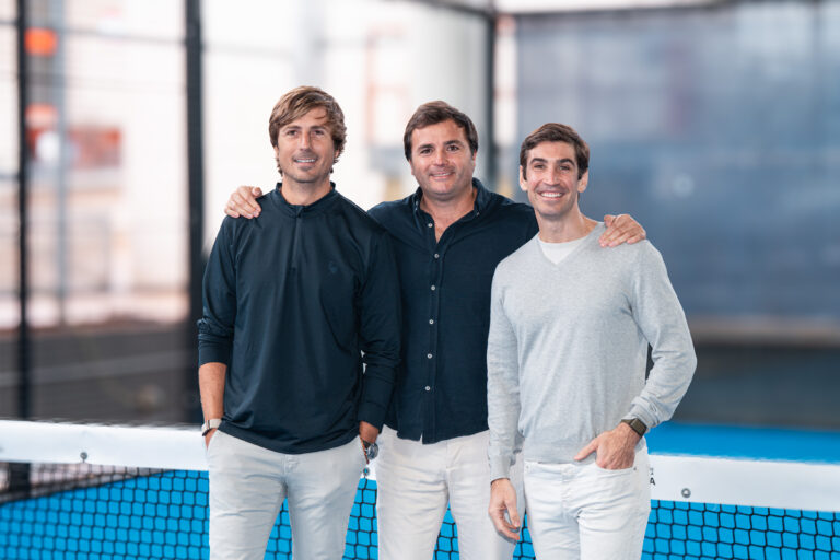 Pablo Carro, Felix Ruiz y Pedro Claveria, fundadores de Playtomic