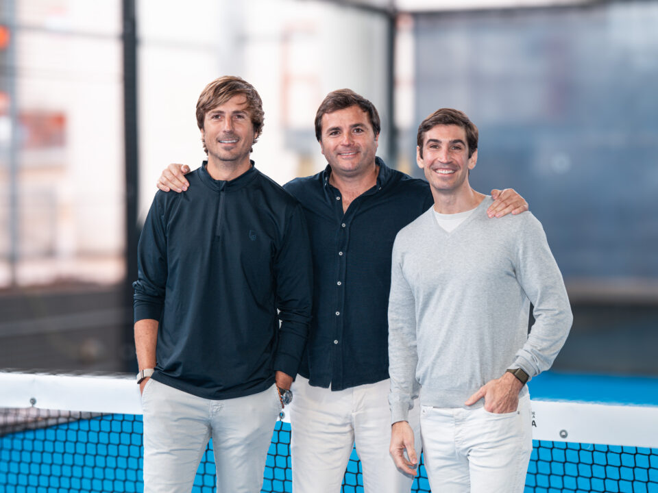 Pablo Carro, Felix Ruiz y Pedro Claveria, fundadores de Playtomic