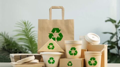 Envases de papel reciclado