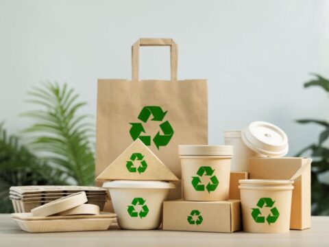 Envases de papel reciclado