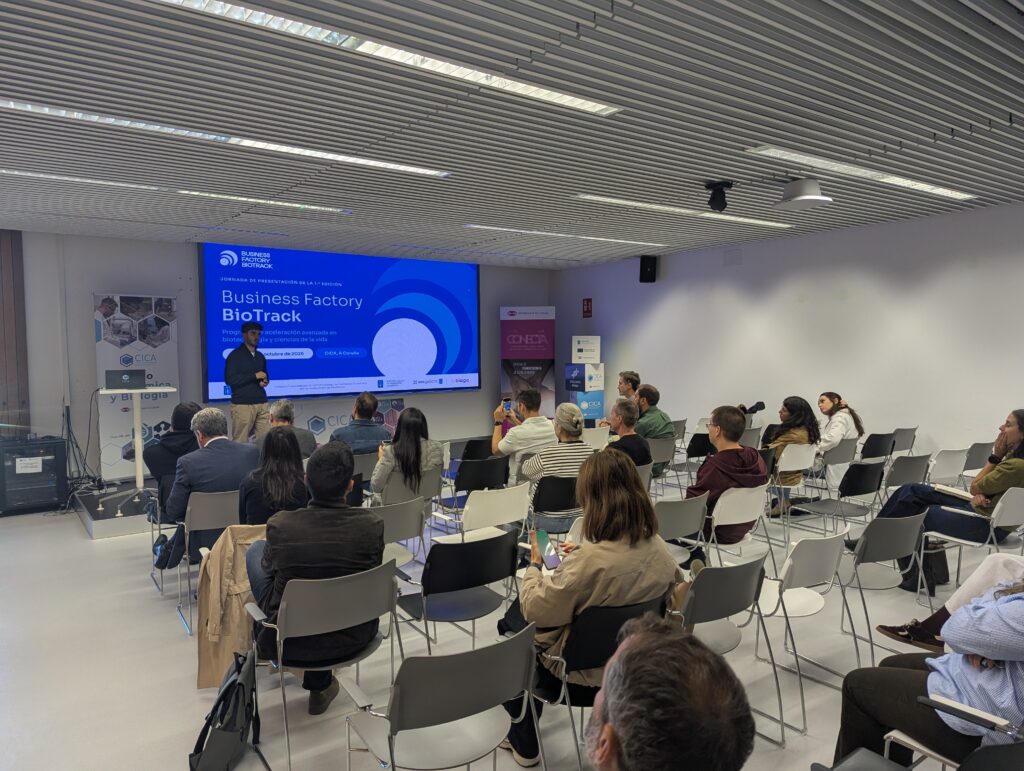Presentación en A Coruña de Business Factory BioTrack