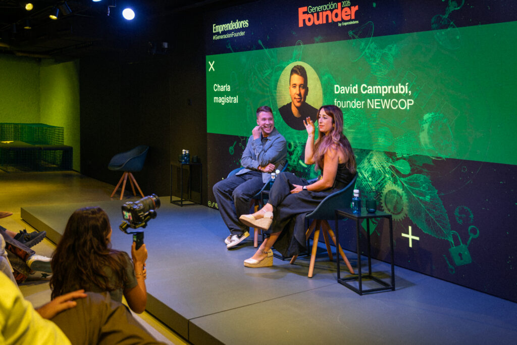 David Camprubi con Esther Molina.