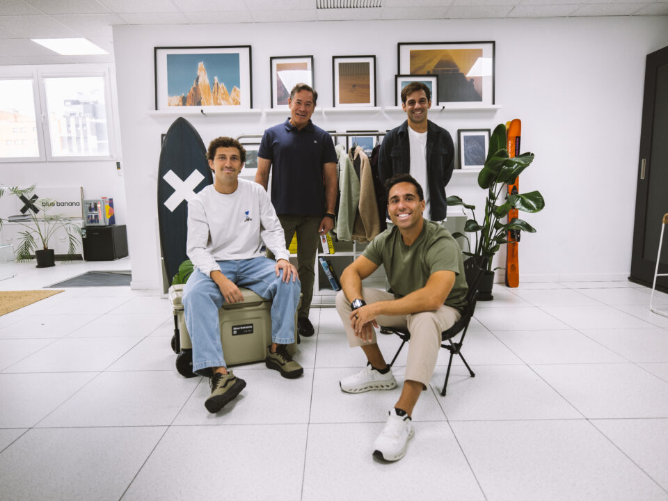 Julio Bueso, Nacho Rivera, Juan Fernández-Estrada y Alfonso González, socios de Blue Banana.