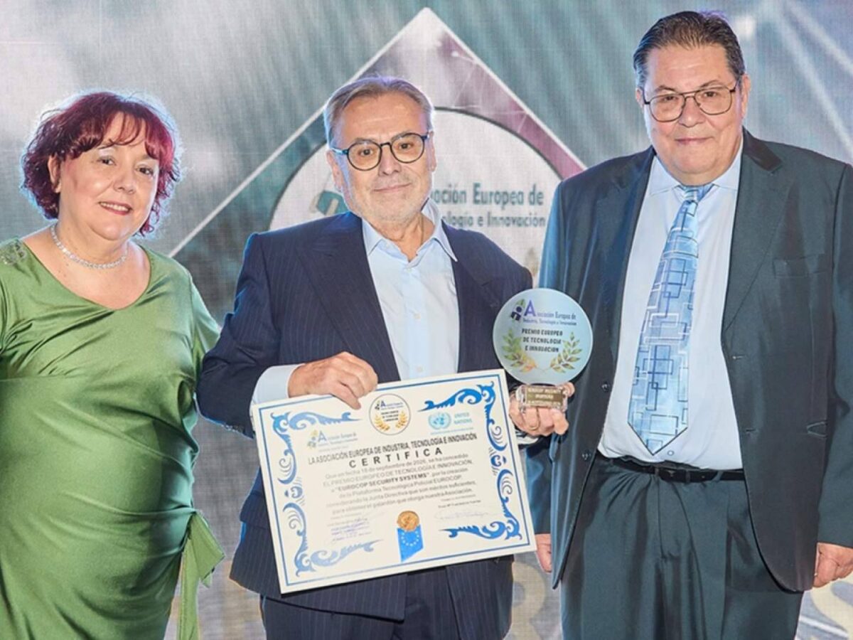 Eurocop Security Systems recibe el Premio Europeo de Tecnología e Innovación