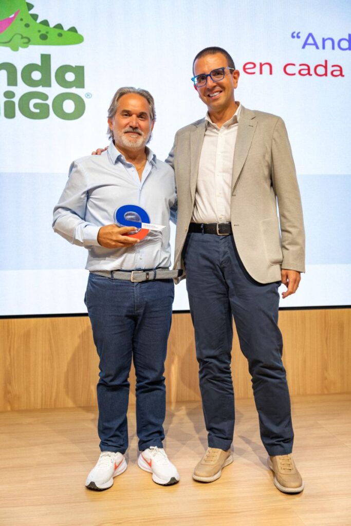 Javier Bergón, ceo de Anda Conmigo, junto a Toño Ruiz