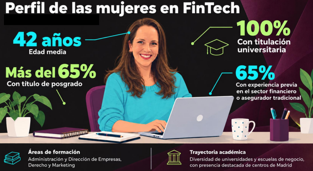 Perfil de la mujer en el sector fintech