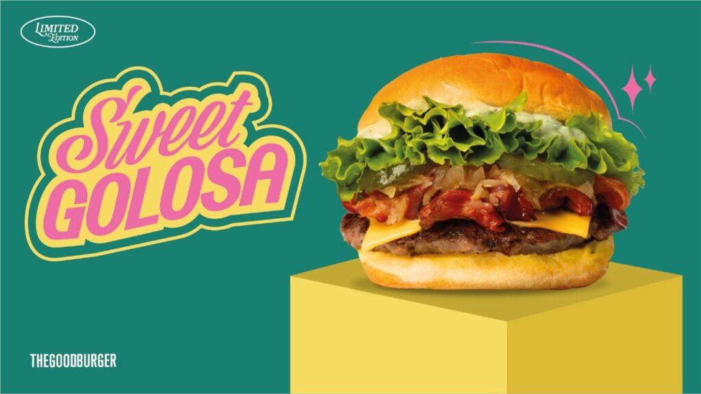 Imagen de Sweet Golosa la nueva burger de edición limitada de The Good Burger
