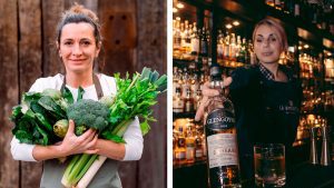 Entre raíces exóticas, verduras de temporada y mujeres que disfrutan del whisky