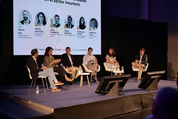 Una de las sesiones de grandes empresas en una de las salas de Al Andalus Innovation Venture 2023