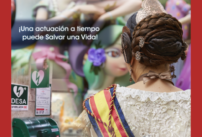 Las Fallas 2025 refuerzan su compromiso con la seguridad con desfibriladores y formación en RCP