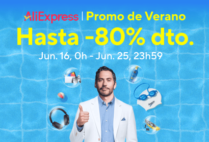 AliExpress lanza su Promo de Verano con descuentos de hasta el 80% para las vacaciones