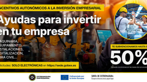 Junta extremadura ayuda a empresas