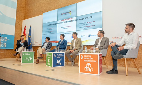 Mesa redonda del Incyde con las startups