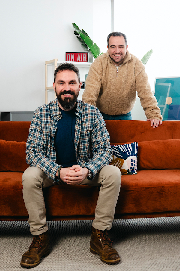 Bernat Farrero (CEO de Itnig) y Jordi Romero (CEO de Factorial), conductores de “Itnig Podcast”