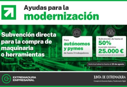 Junta Extremadura ayudas modernización