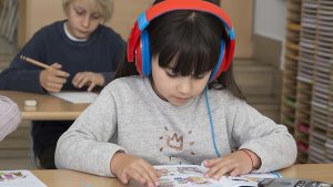 Aula de una franquicia Kumon