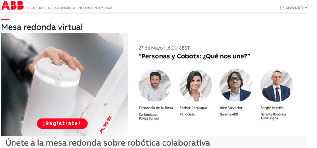 Personas y cobots: ¿Qué nos une?