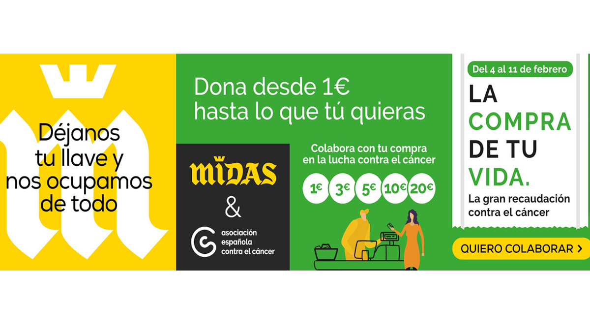 Midas campaña solidaria contra el cáncer