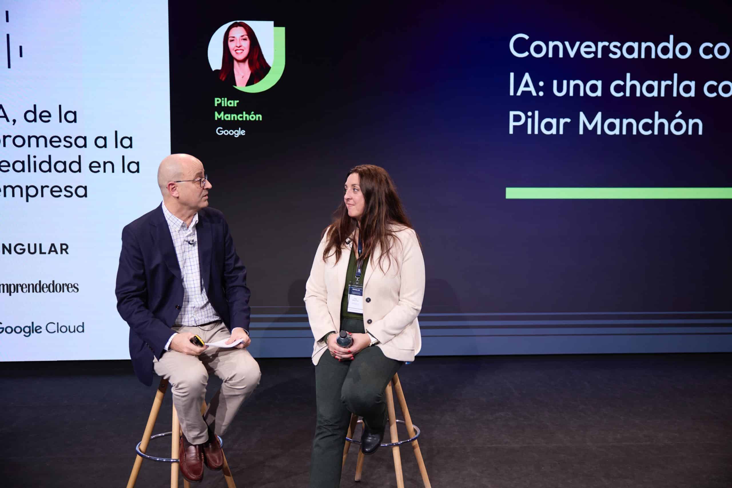 Pilar Manchon y Alejandro Vesga. IA