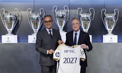 Real Madrid y HP