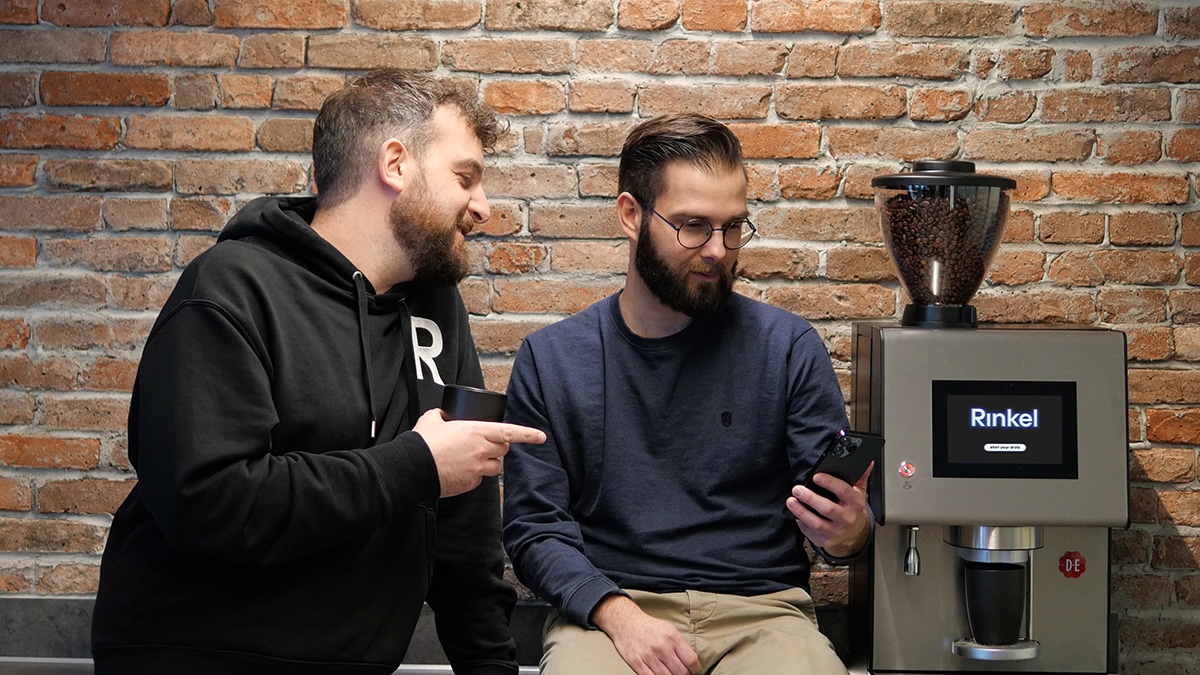 Jeroen y Jesper, fundadores de Rinkel, en sus oficinas de Róterdam