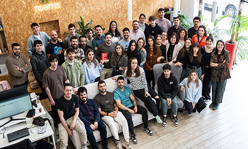 Parte del equipo de Roams