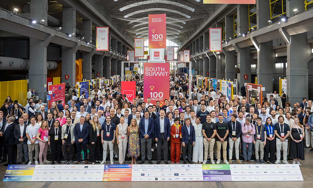 El Rey posa fundo a los finalistas de South Summit 2025
