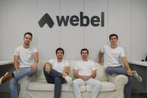 Fundadores de Webel app de servicios a domicilio