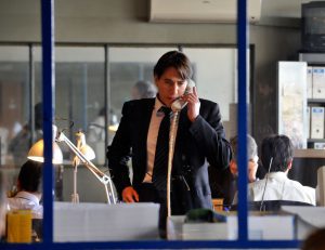 Actitud positiva a través del teléfono