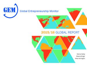 Africa y América del Sur con el mayor número de emprendimientos