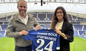 Alejandro García, Fundador y CEO de Sportmadness, y Leonor Albuquerque, Success Manager en Sportmadness,