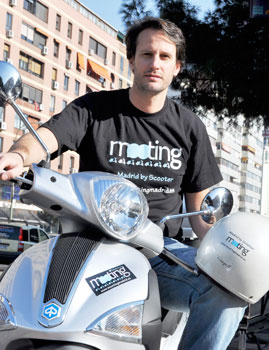 Alquiler de ‘scooter’ para moverse en Madrid