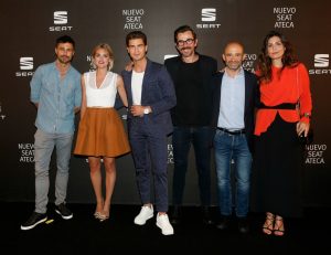 Amaia Salamanca, madrina de la presentación del nuevo Seat Ateca