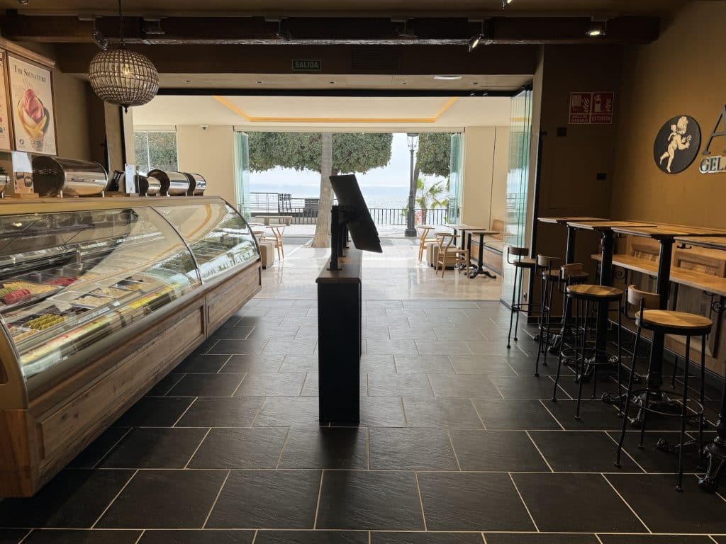 Interior de una franquicia Amorino